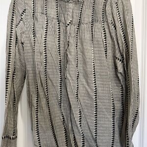 J. Crew Ruffleneck Pintuck Popover Shirt